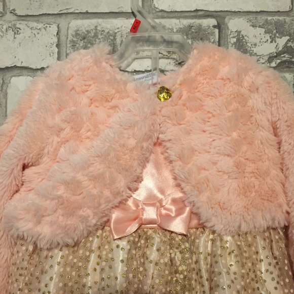 Nannette Baby Girl's Holiday Dress/Shrug 24 Months - Picture 2 of 8